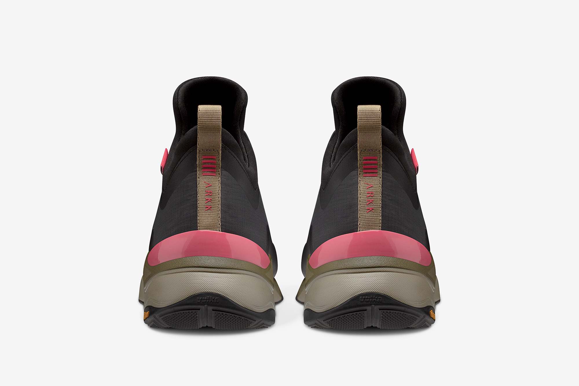 ARKK Collection Stormrydr Nylon HL VULKN Vibram | Black Rich Coral | Men Stormrydr
